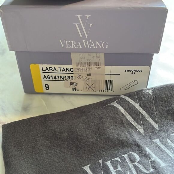 Vera Wang // Lara Ballet Flat in Tangerine w/ Box & Dustbag - Picture 8 of 8